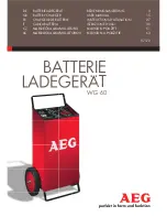 Preview for 1 page of AEG WG 60 User Manual