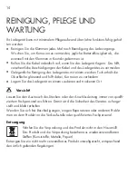 Preview for 14 page of AEG WM 18 Instructions For Use Manual