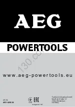 Preview for 159 page of AEG WS 10-115 S Original Instructions Manual