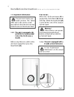 Preview for 6 page of AEG X-SLIM 35 EC Operation And Installation Instructions Manual