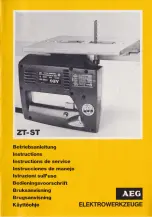 AEG ZT-ST Instructions Manual предпросмотр