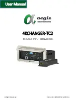 Aegis 4KCHANGER-TC2 User Manual предпросмотр