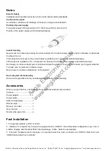 Предварительный просмотр 4 страницы Aegis AVP-USB3-PTZ User Manual