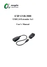 Предварительный просмотр 1 страницы Aegis EXP-USB-3000 User Manual