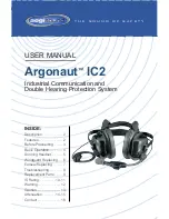 Aegisound Argonaut IC2 User Manual preview