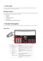 Preview for 2 page of AEI COMMUNICATIONS VH-6108-S(A) Quick Start Manual