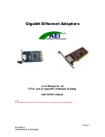 AEI Intelligent Technologies AEI-1000F User Manual предпросмотр