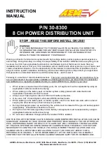 AEM Performance Electronics 30-8300 Instruction Manual preview
