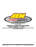 AEM 21-5011 Installation Manuallines preview