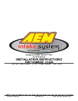 AEM 21-699 Isntallation Instructions preview