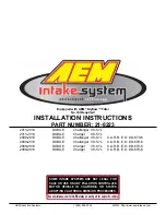 AEM 21-8223 Installation Instructions & Owner'S Manual preview