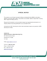 Preview for 1 page of AEM AA24 Series Installation And Operation Manual