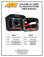 AEM CD-5 User Manual preview