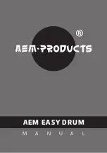 Preview for 1 page of AEM EASY DRUM Manual