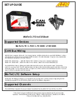 AEM MoTeC LTC to CD Dash Setup Manual preview