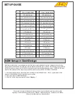 Preview for 2 page of AEM MoTeC LTC to CD Dash Setup Manual