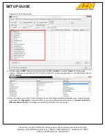 Preview for 8 page of AEM MoTeC LTC to CD Dash Setup Manual