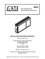 Preview for 2 page of AEM NTX VHF-FM SM28 Installation And Operation Manual