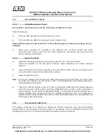 Preview for 13 page of AEM NTX VHF-FM SM28 Installation And Operation Manual