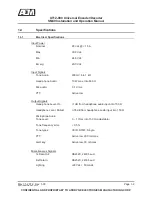 Preview for 8 page of AEM SM40 Installation And Operation Manual