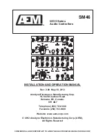 Preview for 2 page of AEM SM46 Installation And Operation Manual