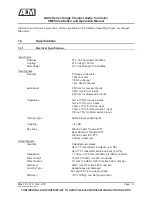 Preview for 7 page of AEM SM56 AA9 series Installation And Operation Manual