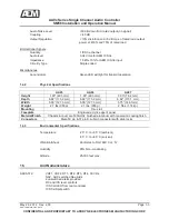 Preview for 8 page of AEM SM56 AA9 series Installation And Operation Manual