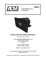 Preview for 2 page of AEM TS100 Series Installation And Operation Manual