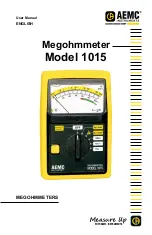 AEMC instruments 1015 User Manual предпросмотр