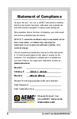 Preview for 2 page of AEMC instruments 1200.81 User Manual