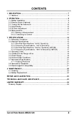 Preview for 3 page of AEMC instruments 1200.81 User Manual