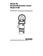 Preview for 1 page of AEMC instruments 2117.59 User Manual