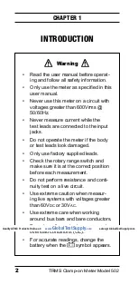 Preview for 4 page of AEMC instruments 2117.66 Manual