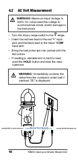 Preview for 12 page of AEMC instruments 2117.66 Manual