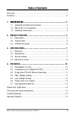 Предварительный просмотр 3 страницы AEMC instruments 275HVD User Manual