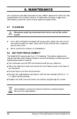 Предварительный просмотр 42 страницы AEMC instruments 6416 User Manual