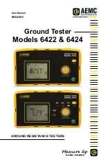 Предварительный просмотр 1 страницы AEMC instruments 6422 User Manual