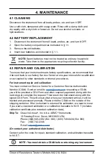 Предварительный просмотр 41 страницы AEMC instruments 6422 User Manual