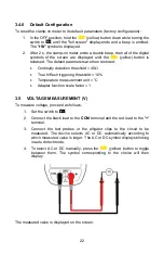 Preview for 22 page of AEMC 203 User Manual