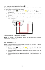 Preview for 24 page of AEMC 203 User Manual