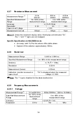 Preview for 34 page of AEMC 203 User Manual