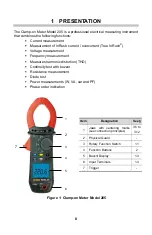 Preview for 8 page of AEMC 205 User Manual