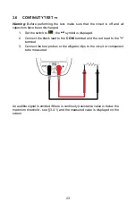 Preview for 23 page of AEMC 205 User Manual