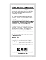 Preview for 2 page of AEMC 2117.70 User Manual