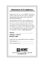 Preview for 3 page of AEMC 2121.11 User Manual