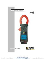 AEMC 2139.50 User Manual предпросмотр