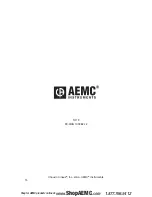 Предварительный просмотр 12 страницы AEMC 2150.20 Quick Start User Manual