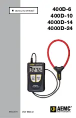 Preview for 1 page of AEMC 4000D-14 User Manual