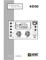 Preview for 1 page of AEMC 450.100 User Manual