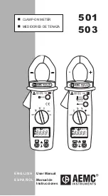 Preview for 1 page of AEMC 501N User Manual